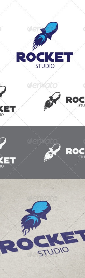 Rocket Studio Logo Template, Logo Templates | GraphicRiver