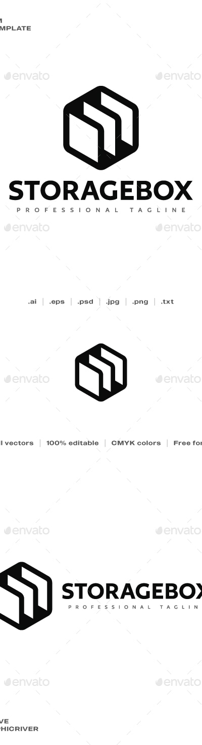 Storage Box Logo, Logo Templates | GraphicRiver