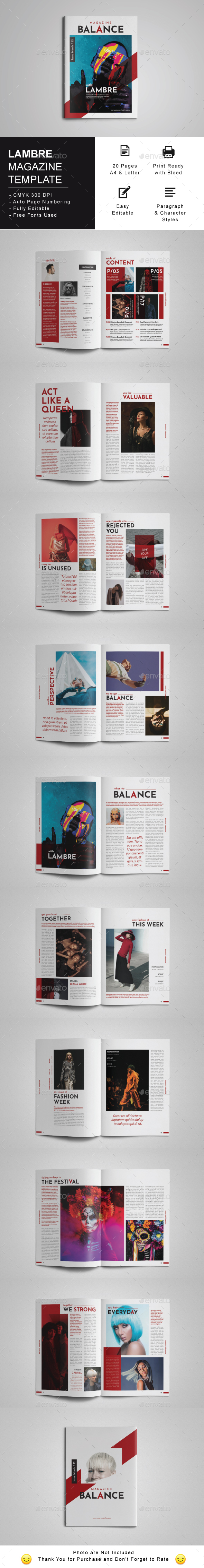 Balance Magazine, Print Templates | GraphicRiver