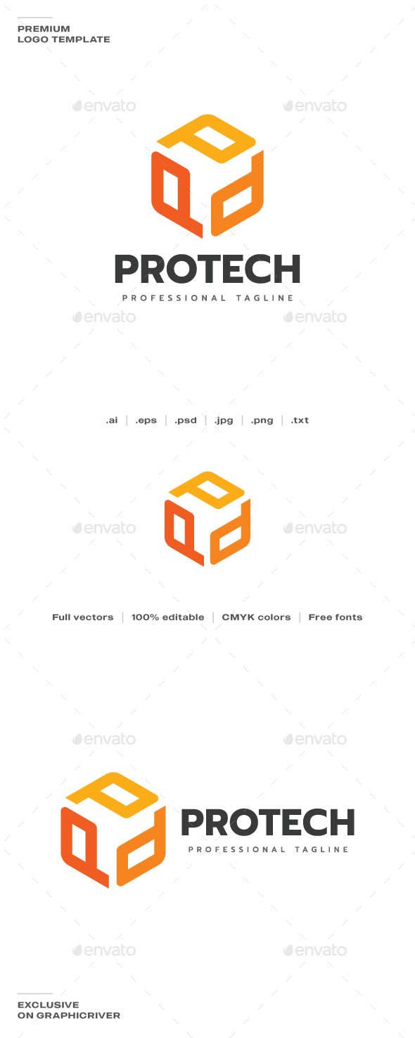 Pro Tech Logo, Logo Templates | GraphicRiver
