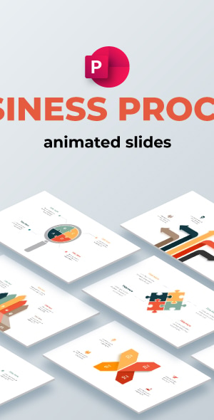Business Process Animated Infographics, Presentation Templates ...