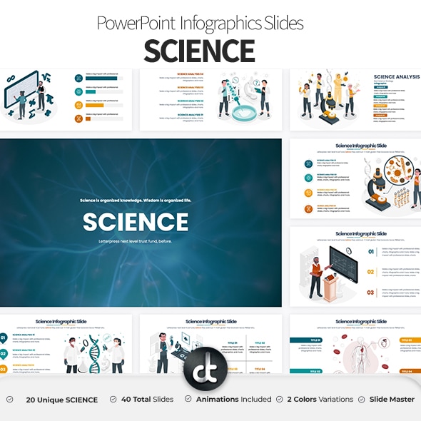Science - PowerPoint Infographics Slides, Presentation Templates ...