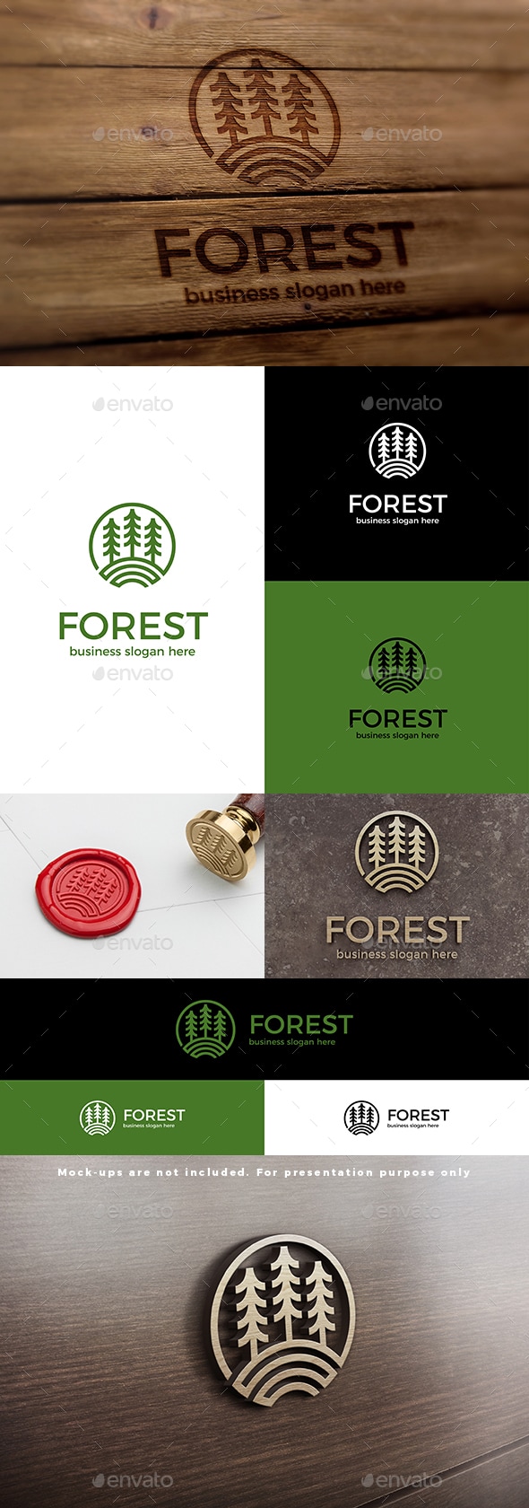 Forest Logo, Logo Templates | GraphicRiver