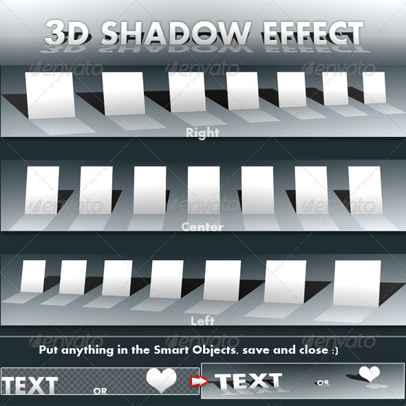 3D Shadow Effect, Graphics | GraphicRiver