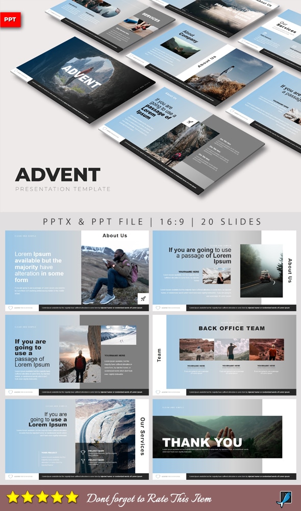Advent Powerpoint Template, Presentation Templates | GraphicRiver