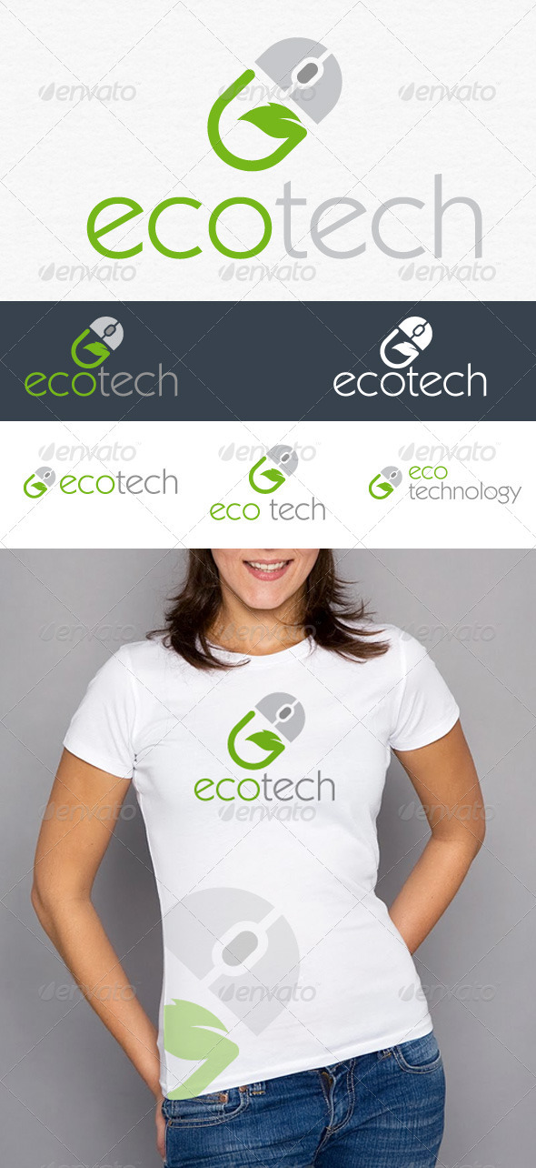 Eco Tech Logo, Logo Templates | GraphicRiver