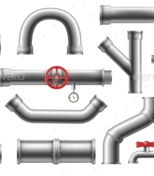 Realistic Pipe, Vectors | GraphicRiver