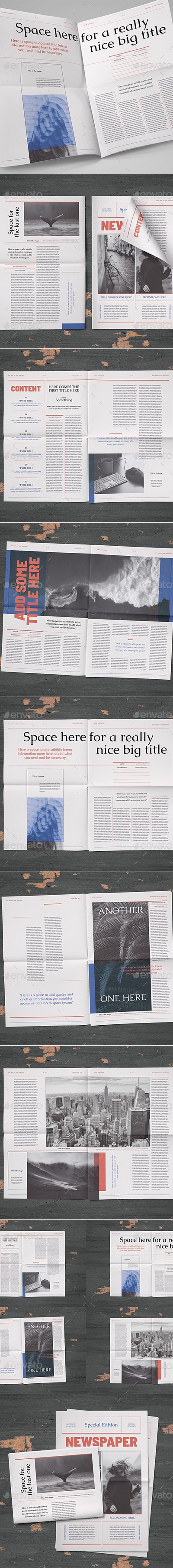 News Tabloid Indesign Template, Print Templates | GraphicRiver