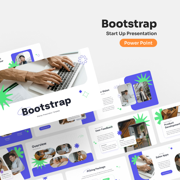 Bootstrap - Startup PowerPoint Presentation, Presentation Templates