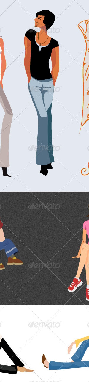 Fashion Model Vector, Vectors | GraphicRiver