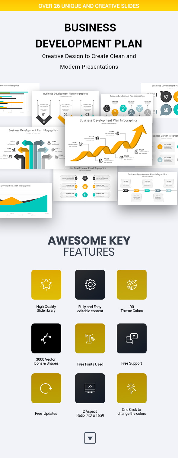 Business Development Plan Infographics Powerpoint Template ...