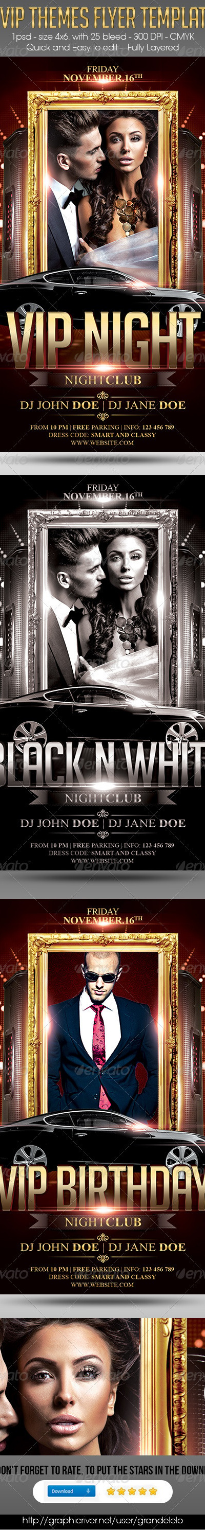 VIP Club Flyer, Print Templates | GraphicRiver