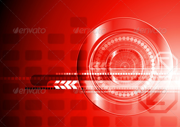 Colourful Technical Vector Background, Vectors | GraphicRiver