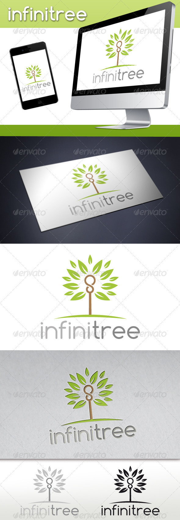Infinite Tree Logo, Logo Templates | GraphicRiver