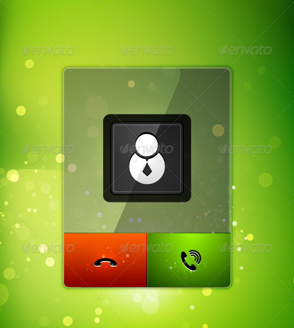 Incoming Call User Interface, Vectors | GraphicRiver