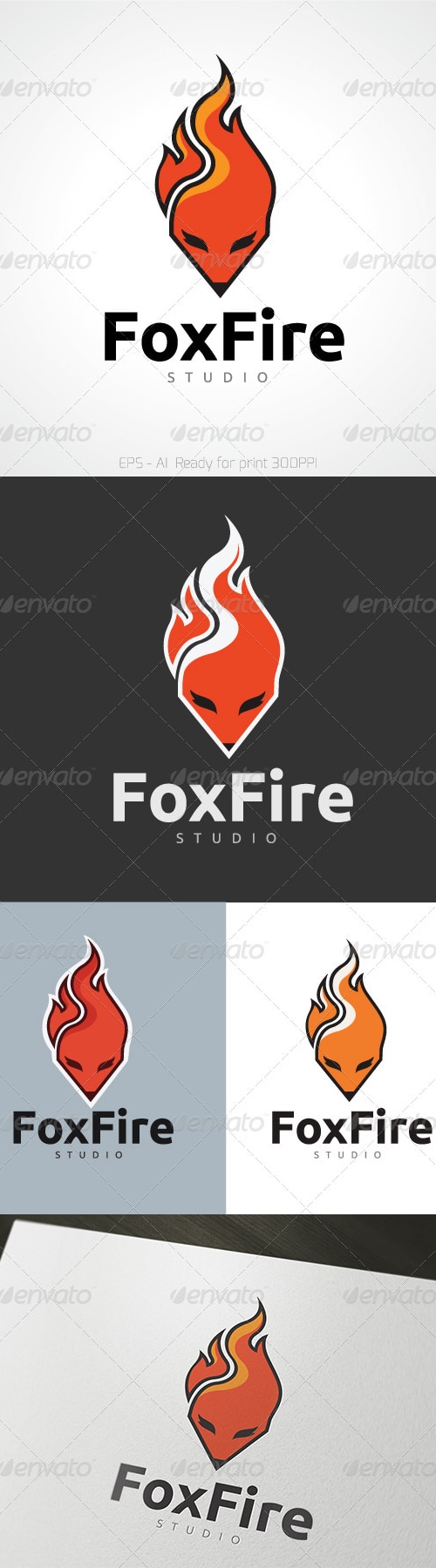 Foxfire Logo, Logo Templates | GraphicRiver