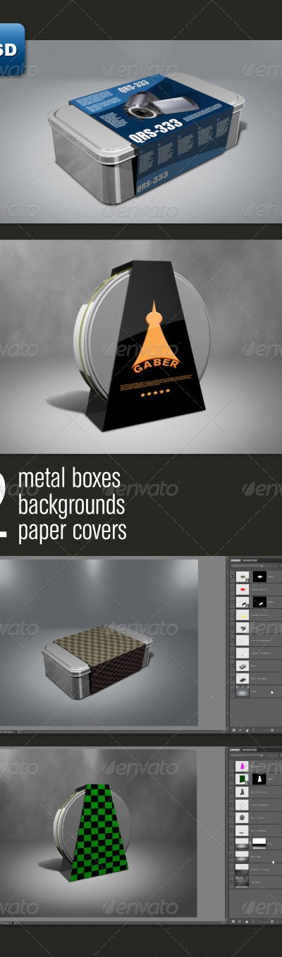 Metal Boxes, Graphics | GraphicRiver