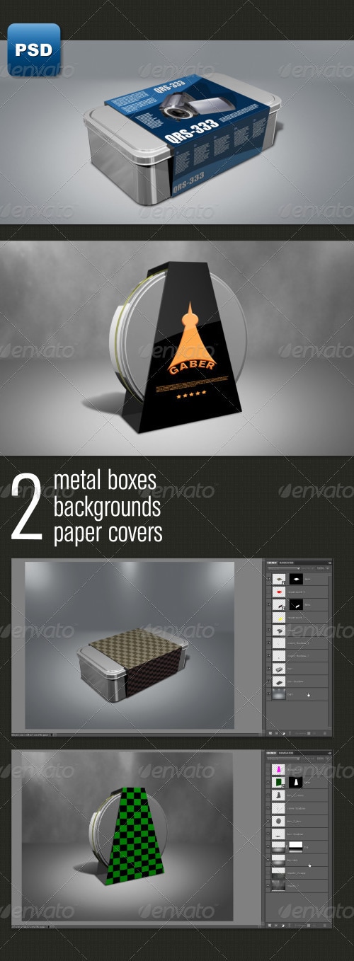 Metal Boxes, Graphics | GraphicRiver