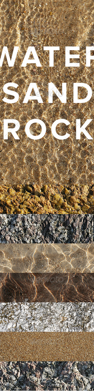 Water Sand Rock Textures, Textures | GraphicRiver
