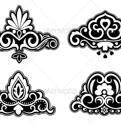 Flower Patterns and Borders, Vectors | GraphicRiver