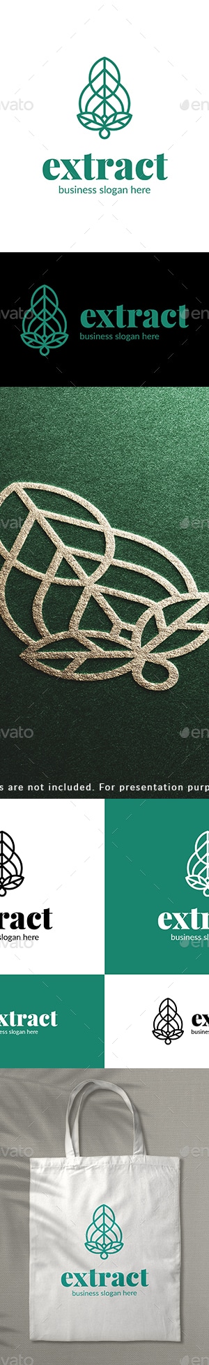 Extract - Natural Logo, Logo Templates | GraphicRiver