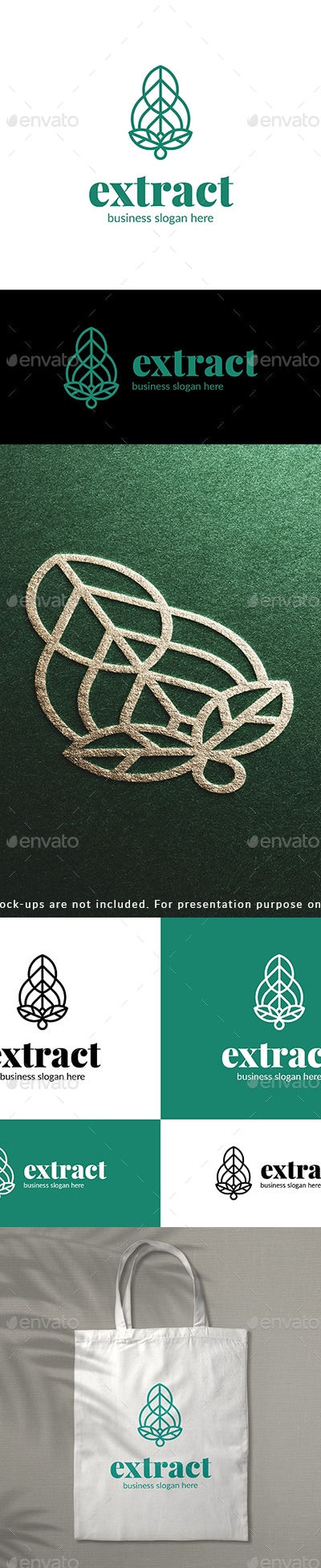 Extract - Natural Logo, Logo Templates | GraphicRiver