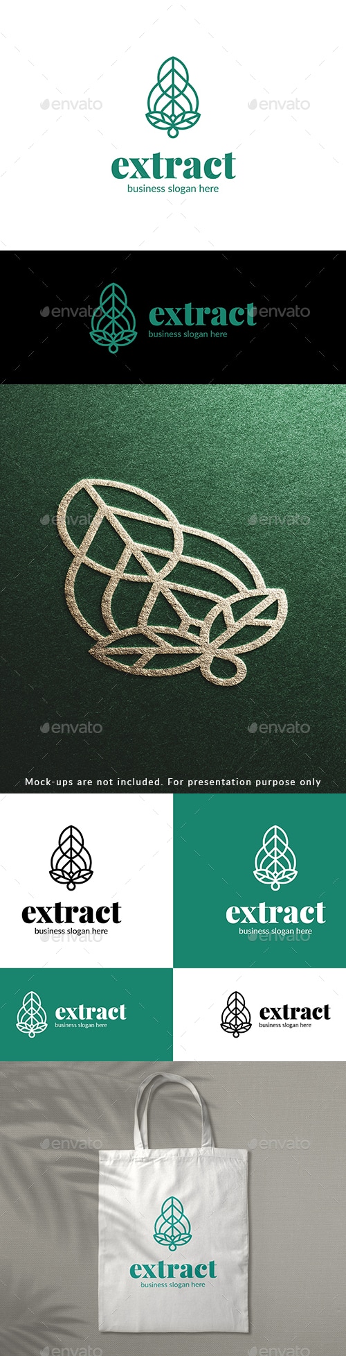 Extract - Natural Logo, Logo Templates | GraphicRiver
