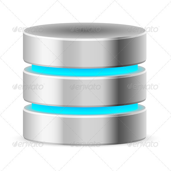 Data Base Icon, Vectors | GraphicRiver
