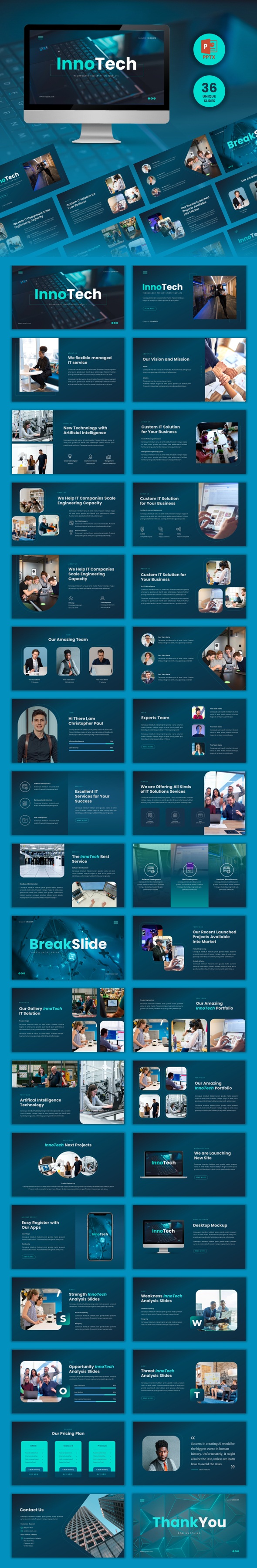 InnoTech - Technology Presentation PowerPoint Template, Presentation ...