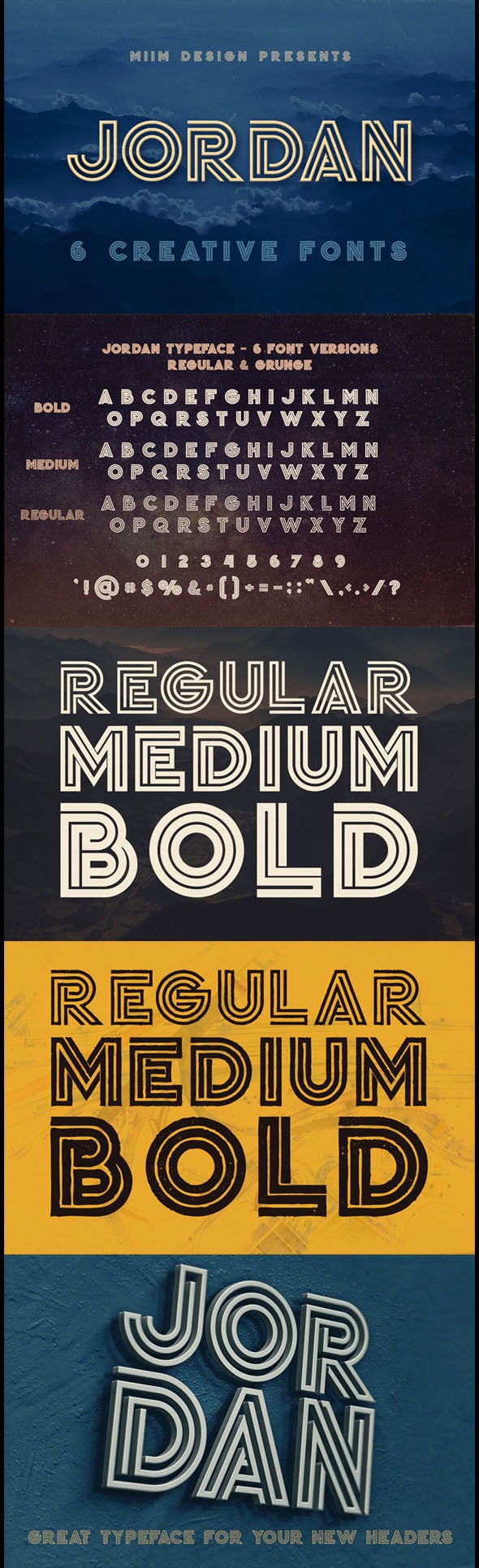 Jordan - Display Font, Fonts | GraphicRiver