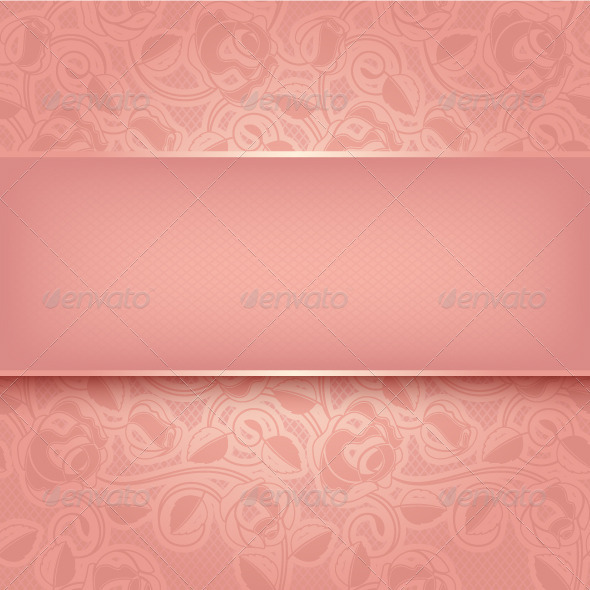 Decorative Pink Template, Vectors | GraphicRiver