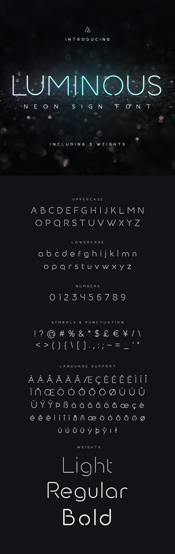 Luminous - Neon Sign Font, Fonts | GraphicRiver