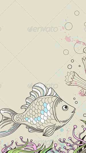 Marine Background, Vectors | GraphicRiver