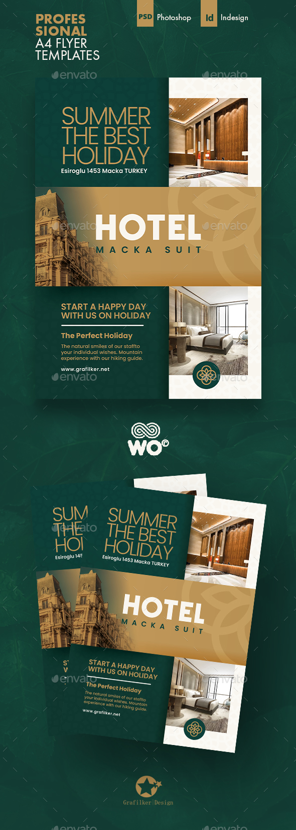 Hotel Flyer Templates, Print Templates | GraphicRiver