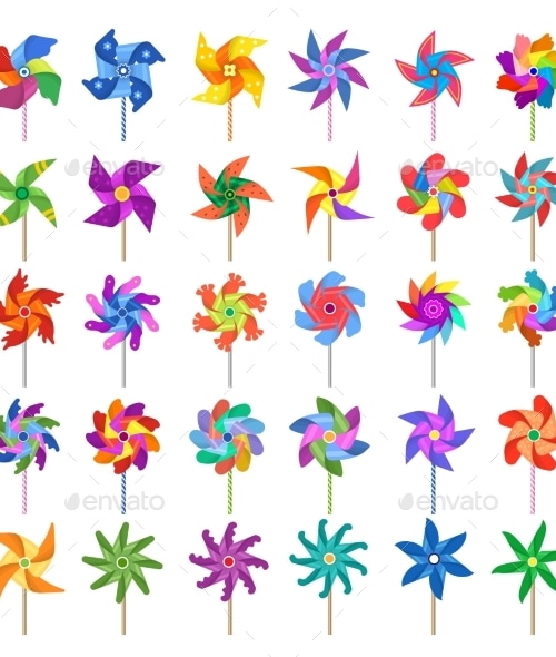 Pinwheel, Vectors | GraphicRiver