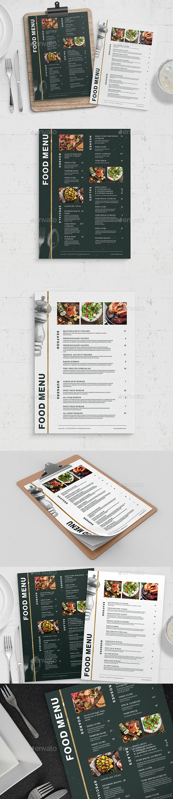 Modern Menu Template, Print Templates | GraphicRiver