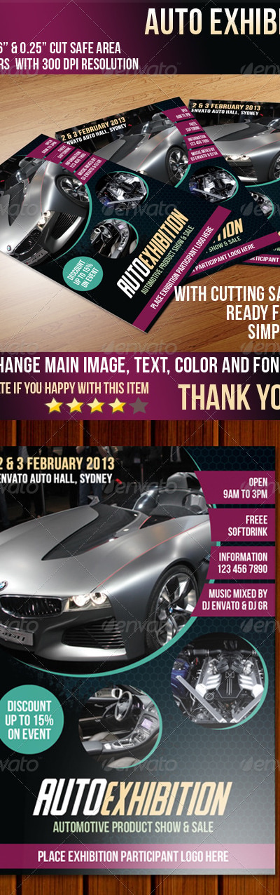 Auto exhibition, Print Templates | GraphicRiver