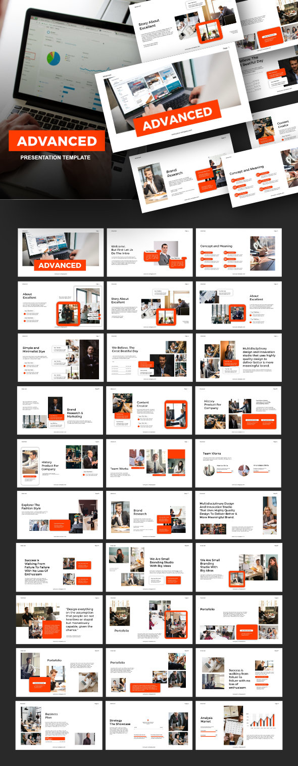Advanced Powerpoint Template, Presentation Templates | GraphicRiver