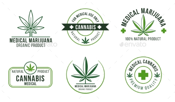 Cannabis Label, Vectors | GraphicRiver