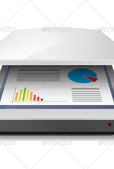 Scanner, Vectors | GraphicRiver