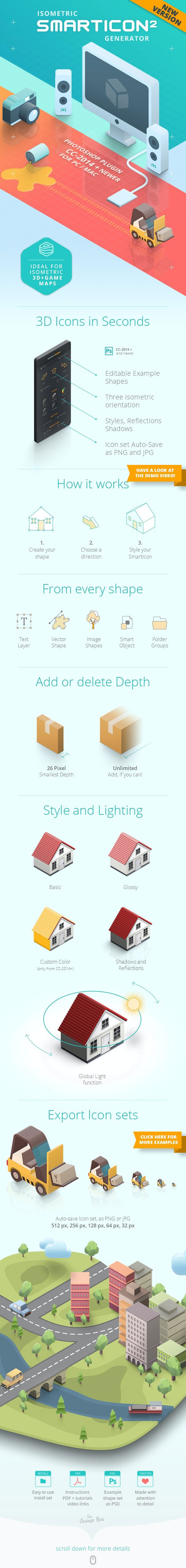 SmartIcon Generator 2 - Isometric 3D Icons, Add-ons | GraphicRiver