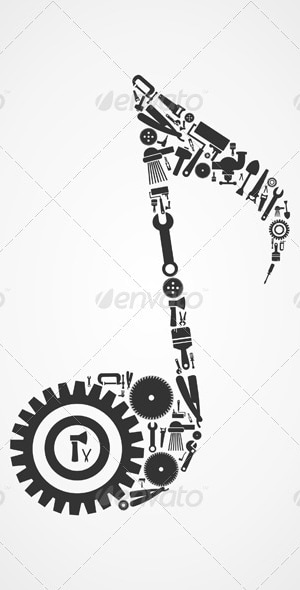 Tool the note, Vectors | GraphicRiver