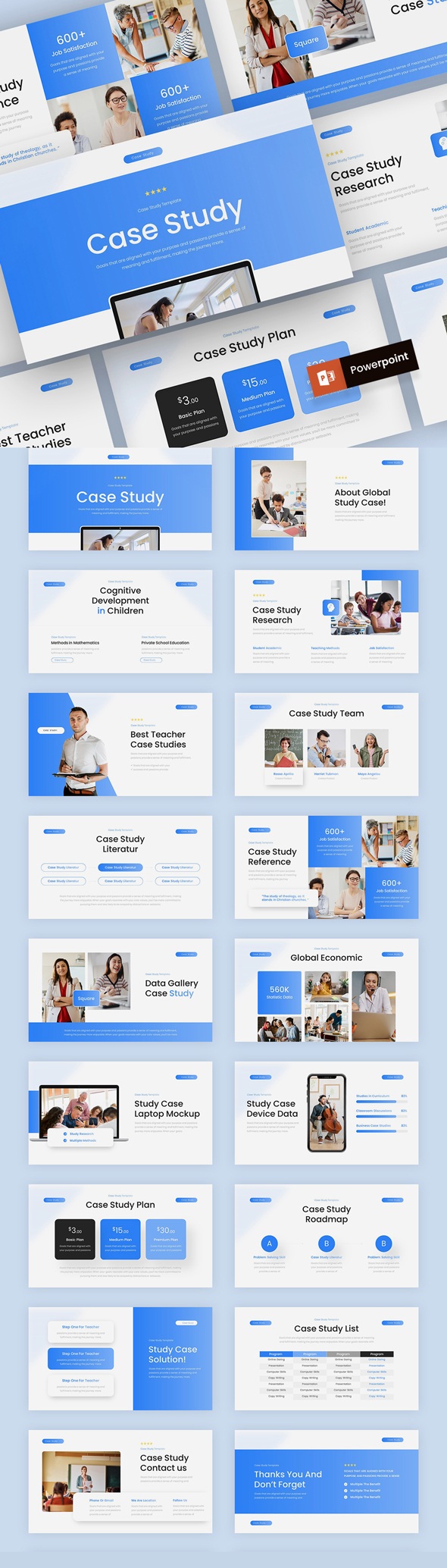 Case Study Powerpoint Template, Presentation Templates | GraphicRiver