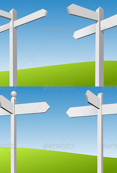 Sign Posts, Vectors | GraphicRiver