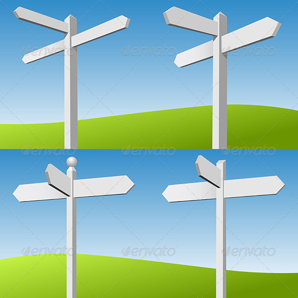Sign Posts, Vectors | GraphicRiver