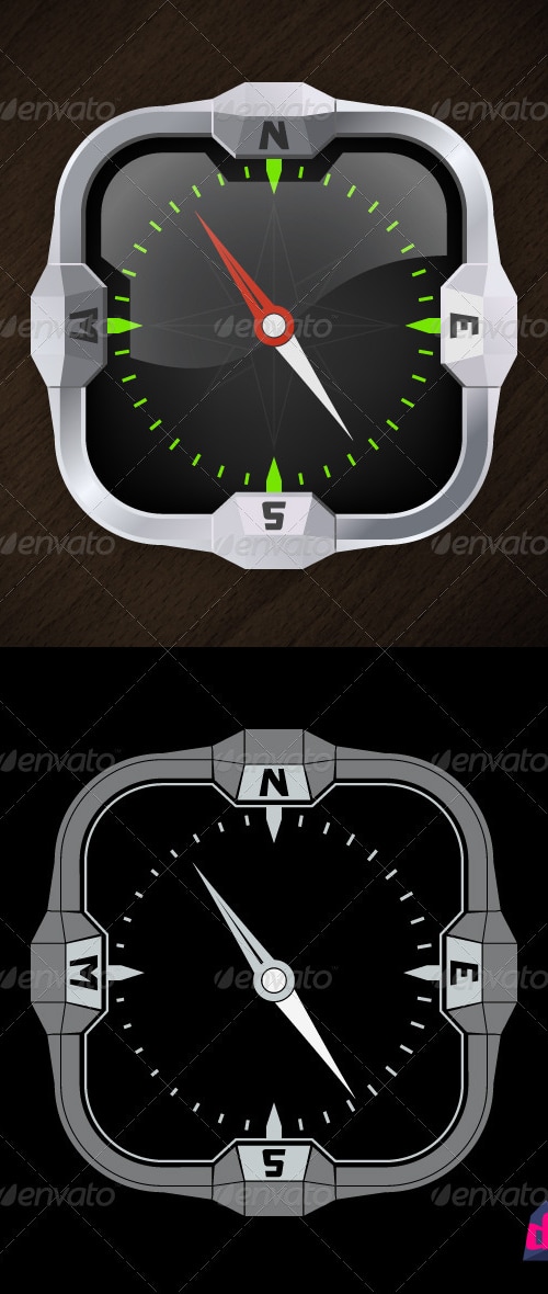 Square Compass, Vectors | GraphicRiver