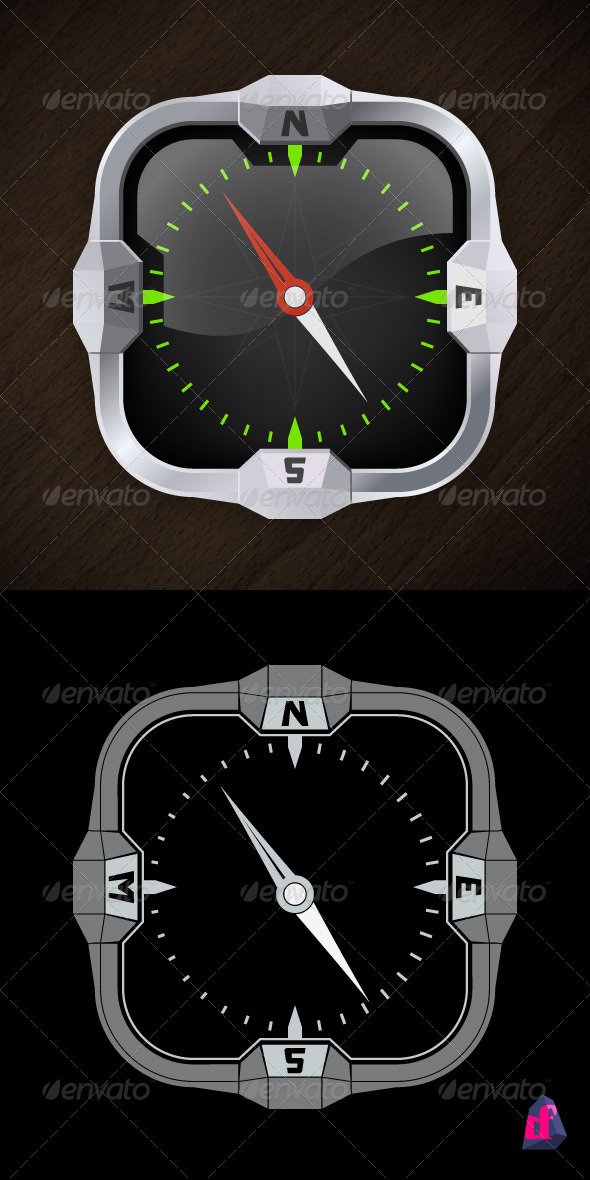 Square Compass, Vectors | GraphicRiver