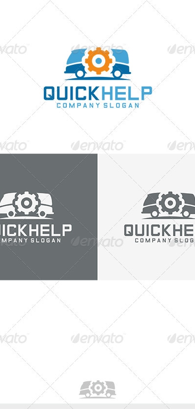 Quick Help Logo, Logo Templates | GraphicRiver