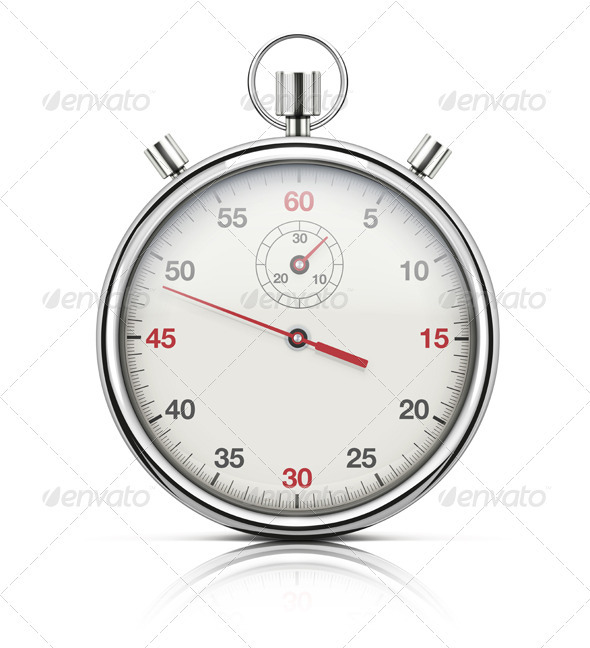 realistic stopwatch, Vectors | GraphicRiver