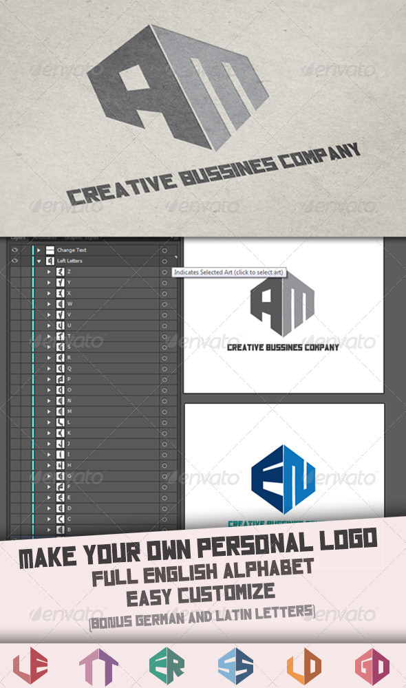 Letter Logo Template, Logo Templates | GraphicRiver